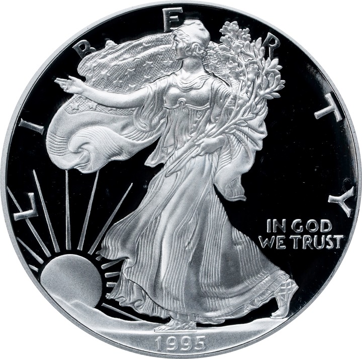 1995-P $1  Silver Eagle PR DCAM PR68 DCAM CAC thumbnail 24
