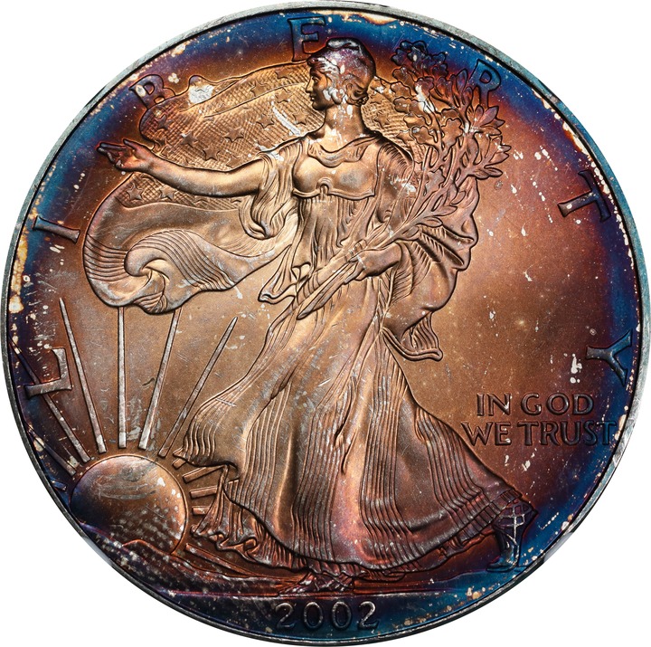 2002 $1  Silver Eagle MS thumbnail 18