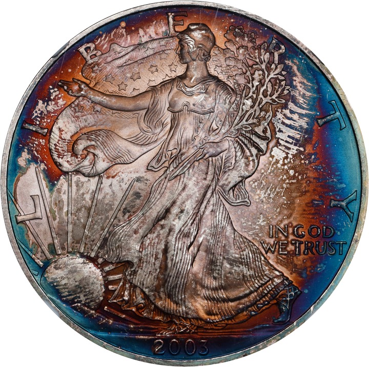 2003 $1  Silver Eagle MS thumbnail 12