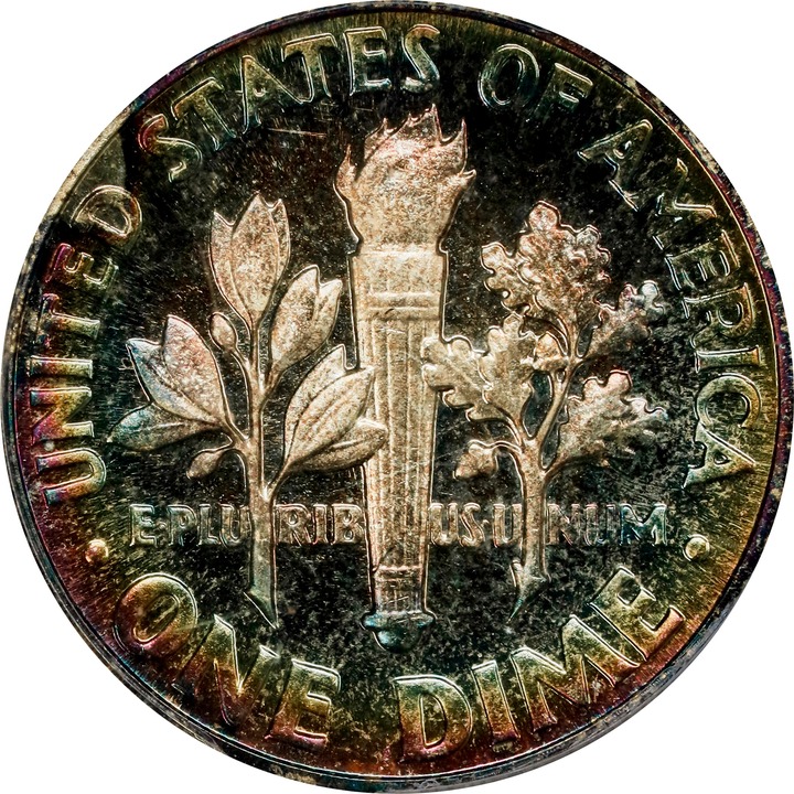 1950 10c Double Die Reverse, FS-801 PR DCAM thumbnail 10