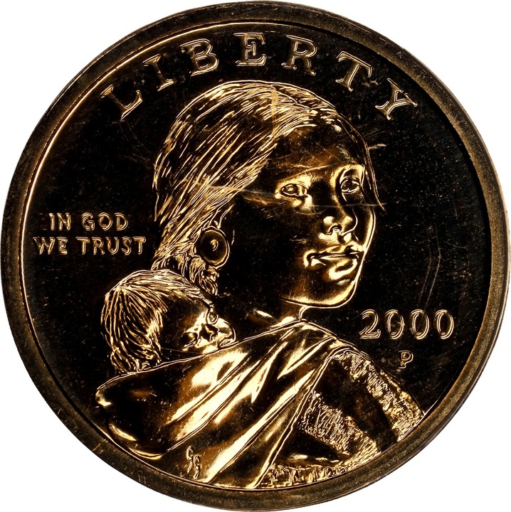 2000-P $1  Sacagawea, Goodacre Finish MS63 thumbnail 17