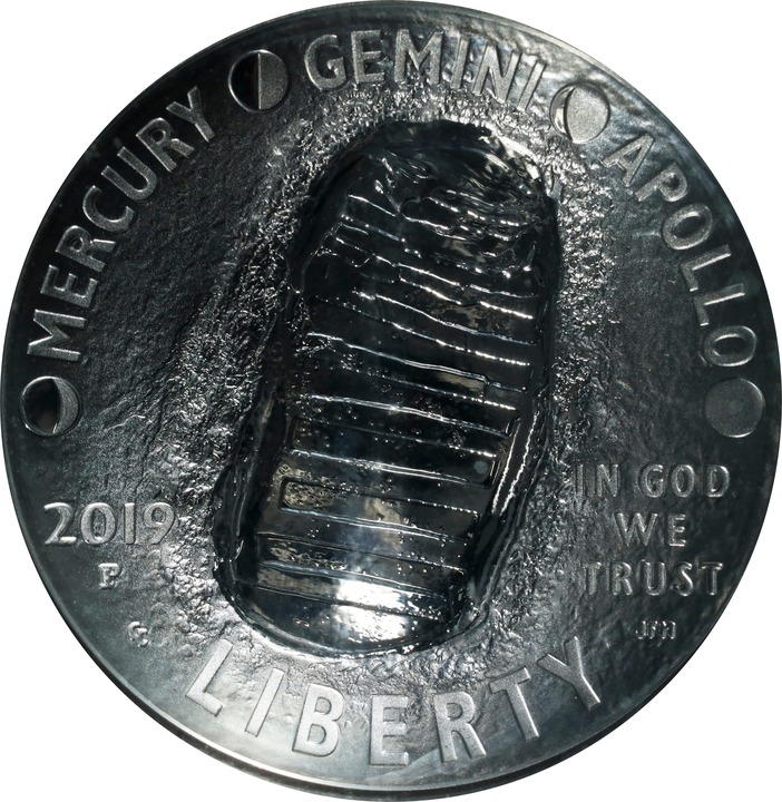 Image for 2019-P S$1 Apollo 11 50th Anniversary PR DCAM PR66 DCAM