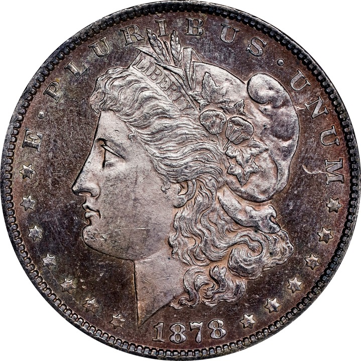 1878 7/8TF $1  Weak, 7/4, VAM-41C VF20 CAC thumbnail 5