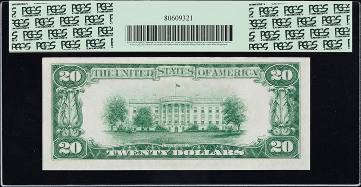 1934 $20  Cleveland, Star Replacement (Fr. 2054D*) thumbnail 3