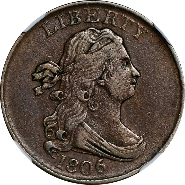 1806 1/2c Small 6, No Stems MS BN thumbnail 6