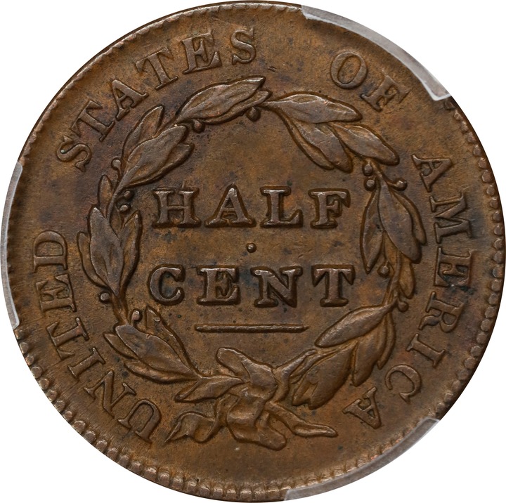 1829 1/2c MS BN XF45 BN thumbnail 2