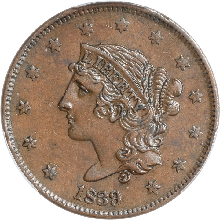 1839 1c Booby Head MS BN MS60 BN thumbnail 19