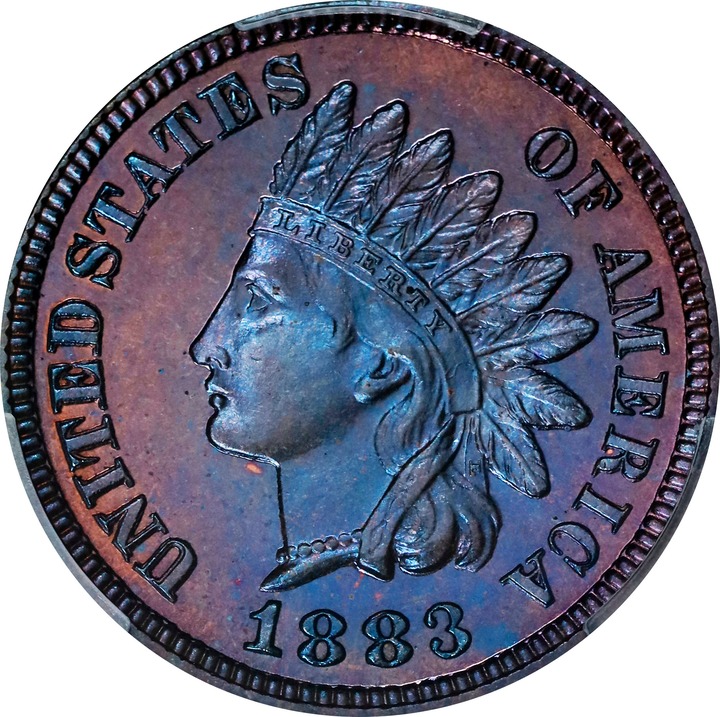 Image for 1883 1c PR BN PR66 BN CAC