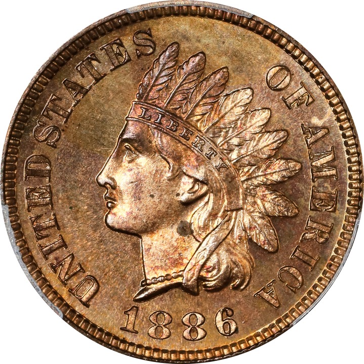 1886 1c Type 1 PR RB PR63 RB thumbnail 5