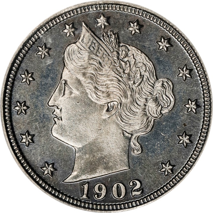 Image for 1902 5c PR66