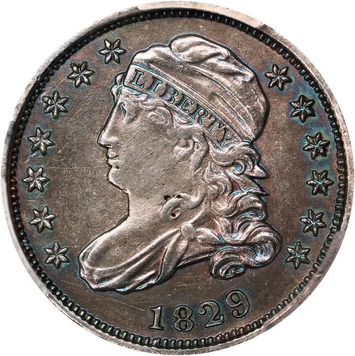 1829 10c Small 10C AG3 CAC thumbnail 5