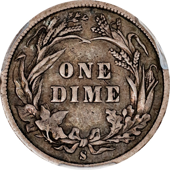 1895-S 10c VF30 thumbnail 2