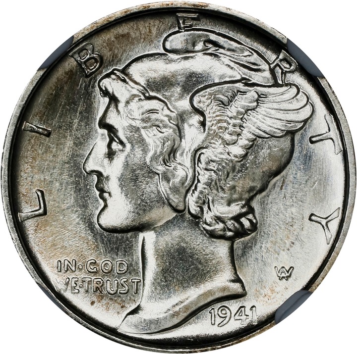 1941-S 10c MS FB MS61 FB CAC thumbnail 25