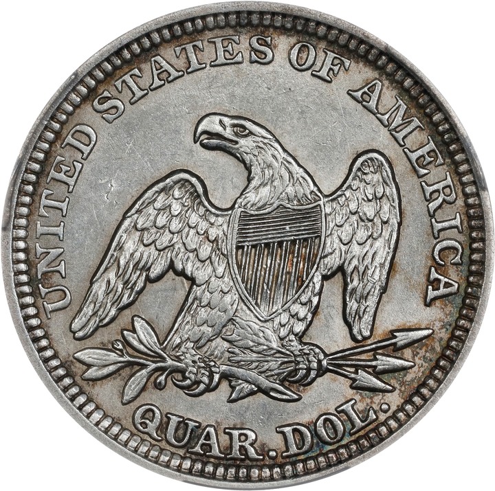 1856 25c AU55 thumbnail 2