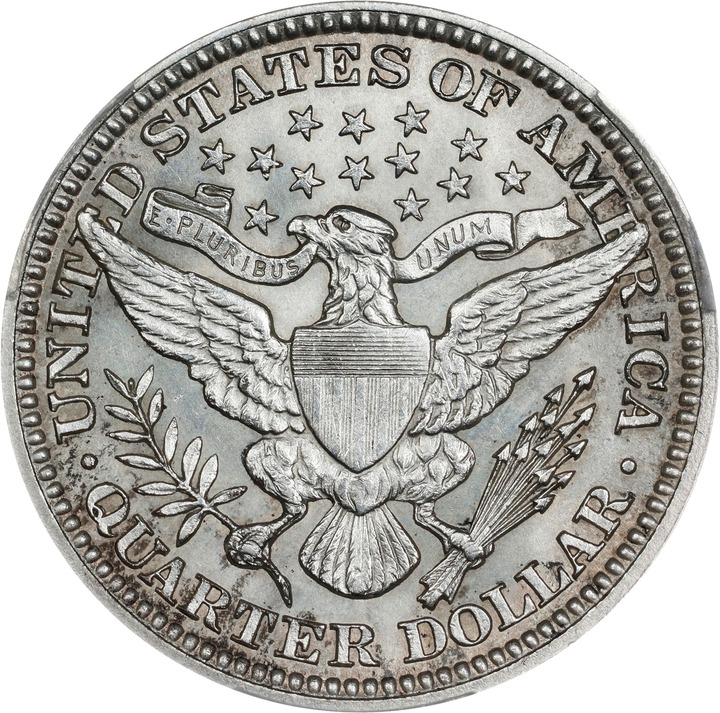 1916 25c Barber VF20 thumbnail 2