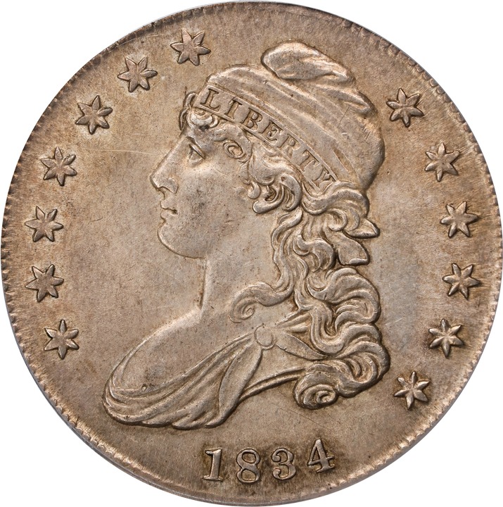 1834 50c Small Date, Small Letters MS thumbnail 10