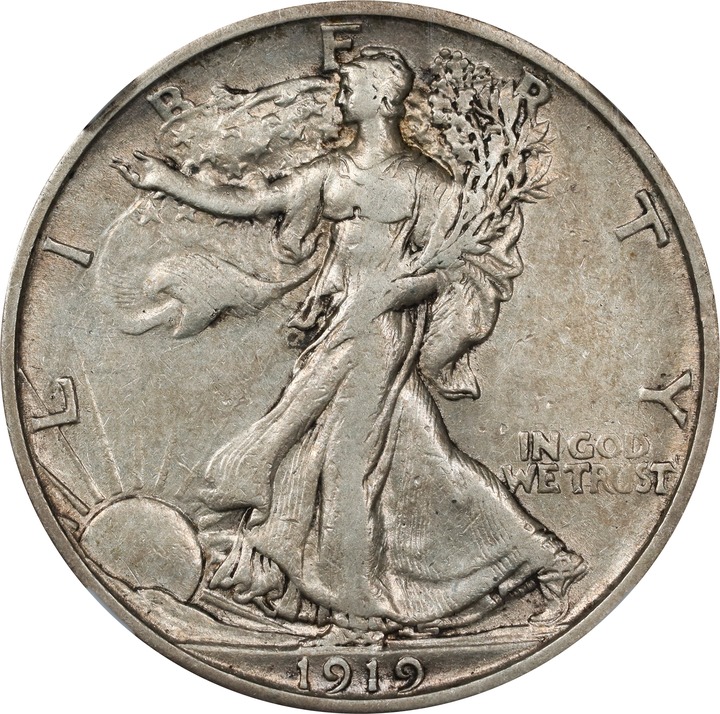 Image for 1919-S 50c XF40