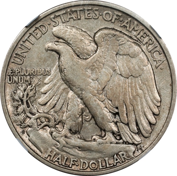 1919-S 50c XF40 thumbnail 2