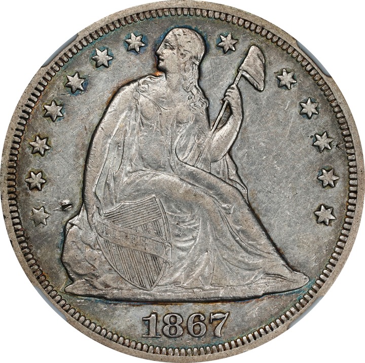 Image for 1867 $1 P1