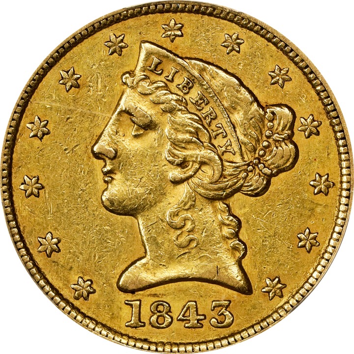 1843 $5  MS thumbnail 8