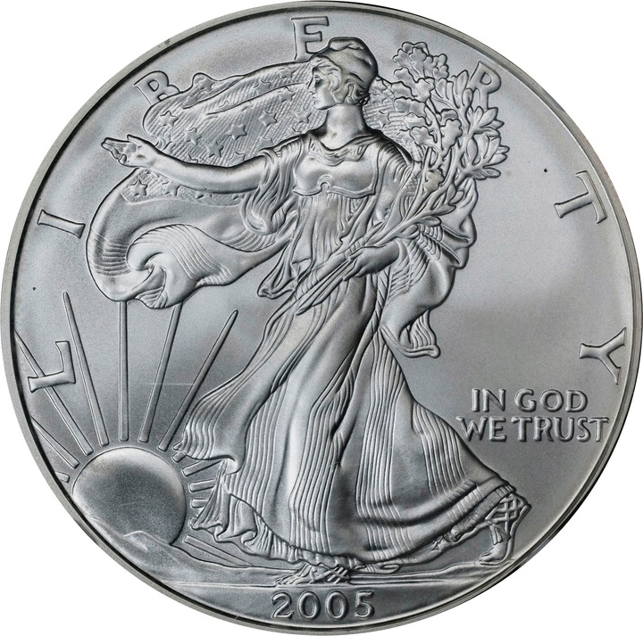 Image for 2005 $1  Silver Eagle MS70