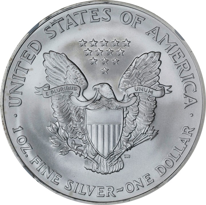 2005 $1  Silver Eagle MS70 thumbnail 2