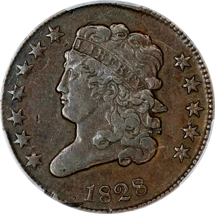 1828 1/2c 12 Stars, C-2 MS BN thumbnail 6