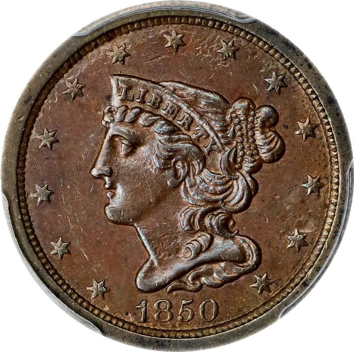 1850 1/2c C-1 MS BN thumbnail 8