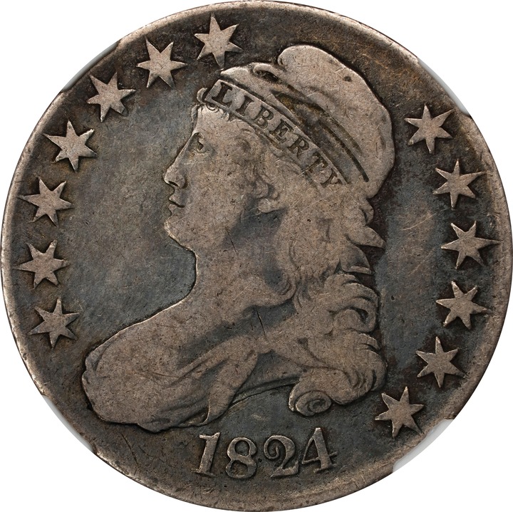 Image for 1824 50c VG10 CAC