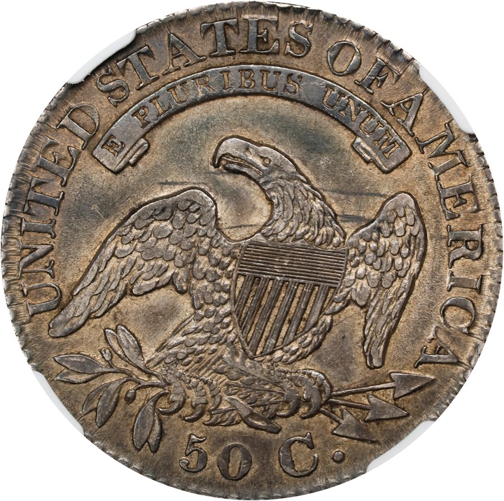 1827 50c Square Base 2, O-134 AG3 CAC thumbnail 15