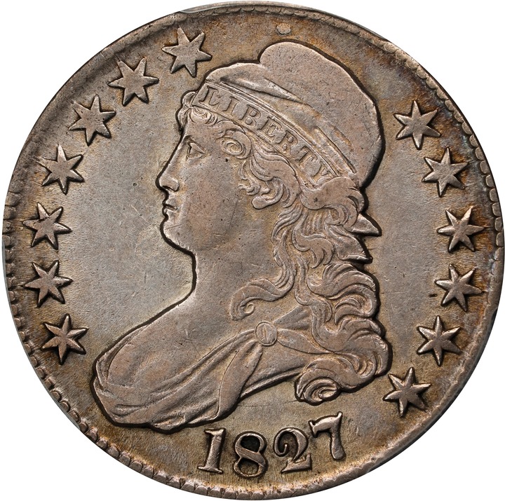 1827 50c Square Base 2, O-139 VF20 thumbnail 2