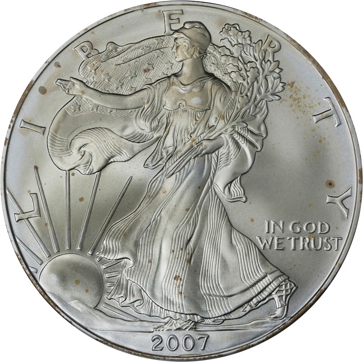 2007-W $1  Silver Eagle, Burnished OGP thumbnail 19