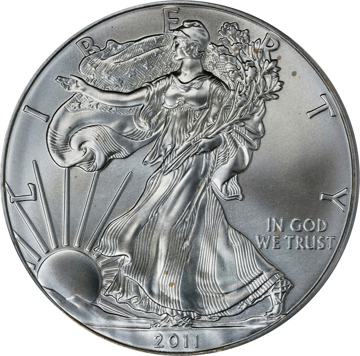 Image for 2011 $1  Silver Eagle, 25th Anniversary MS70 CAC