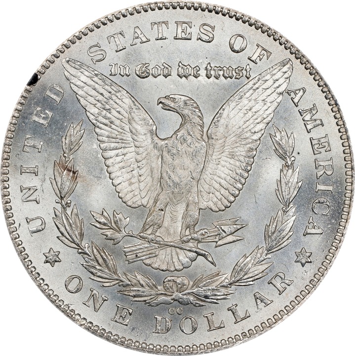 1880/79-CC $1  Reverse of 1878, GSA Hoard, Hard package, VAM-4 MS64 CAC thumbnail 2
