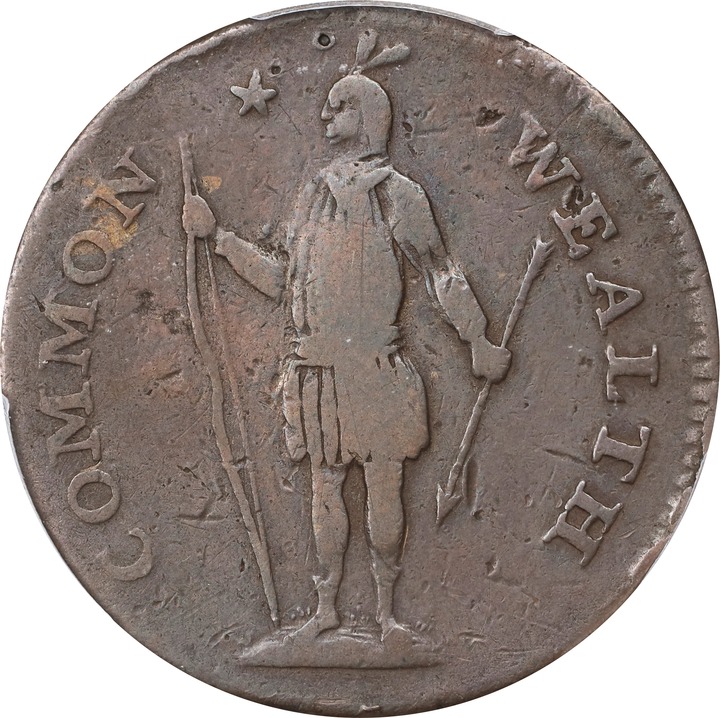 1787 Cent Massachusetts, Left Arrows MS BN thumbnail 7