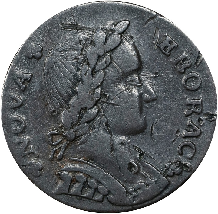1787 Copper Nova Eborac, Seated Left MS BN G6 BN thumbnail 7