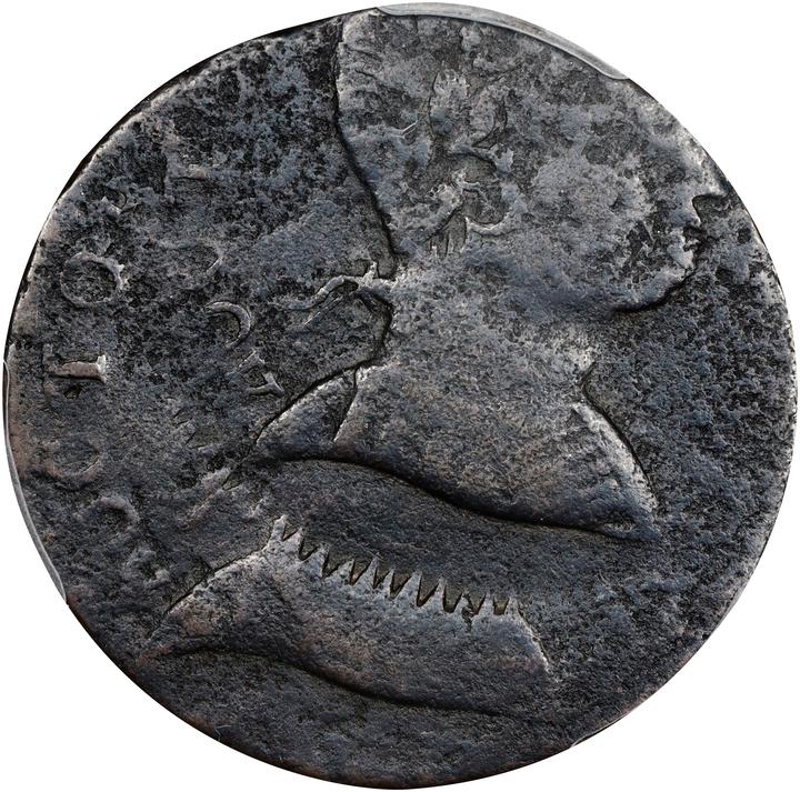 1786 Copper Vermont, Baby Head MS BN thumbnail 4