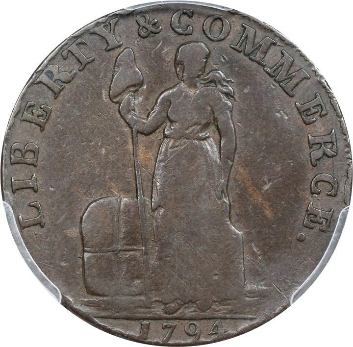 1794 Cent Talbot, Allum & Lee, NEW YORK MS BN thumbnail 8
