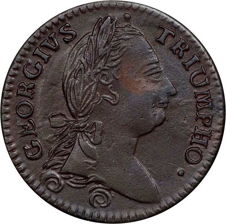 1783 Copper Washington, Triumpho MS BN thumbnail 6