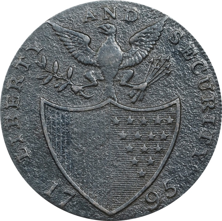 1795 1/2 P Washington LIBERTY AND SECURITY, ASYLUM Edge MS BN thumbnail 5