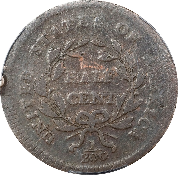 1795 1/2c Pole, Lettered Edge, Punctuated Date MS RB thumbnail 10