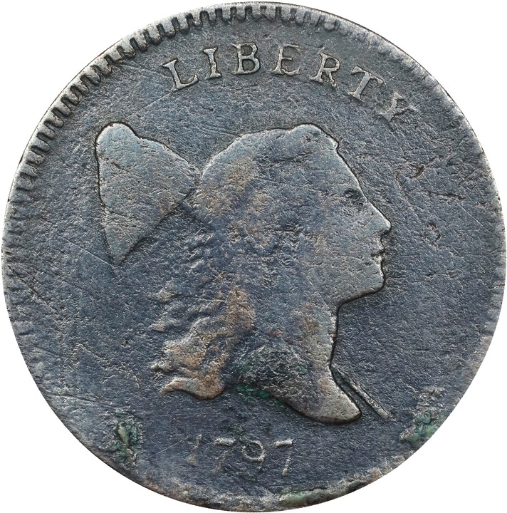 1797 1/2c Plain Edge, Centered Head MS BN thumbnail 5
