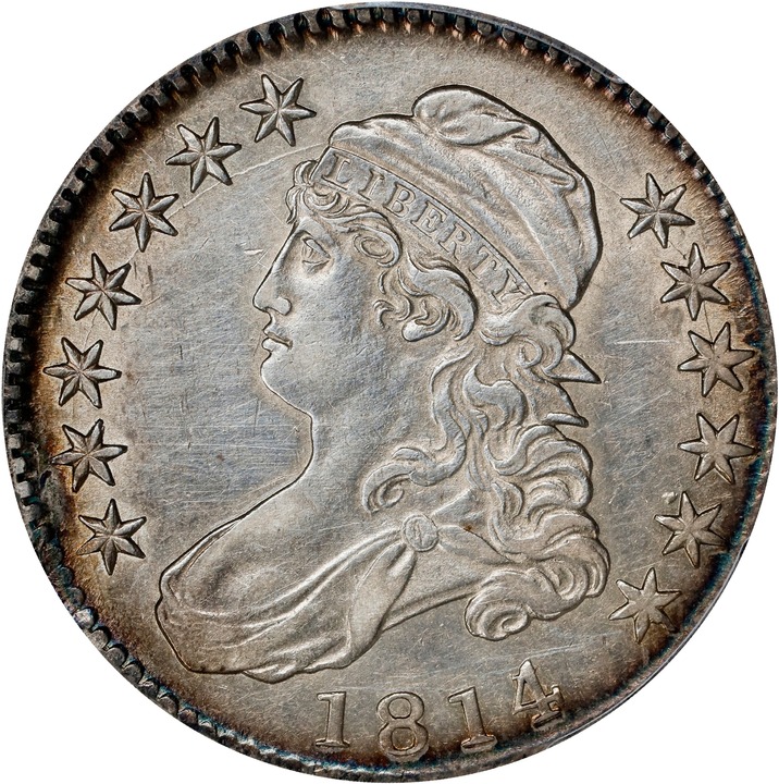 1814/3 50c Overdate MS thumbnail 6