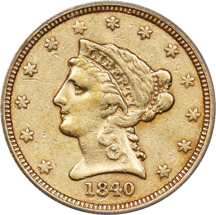 1840 $2 1/2 MS thumbnail 4