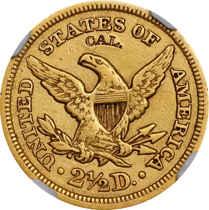 1848 $2 1/2 CAL. MS thumbnail 16