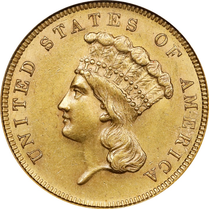 Image for 1862 $3 MS61