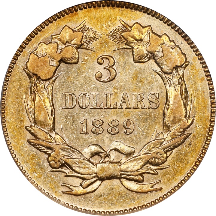 1889 $3 VF35 thumbnail 21