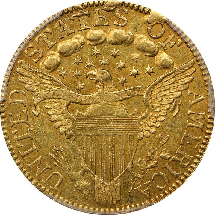 1798 $5  Large Eagle, Large 8, 13 Stars MS thumbnail 8