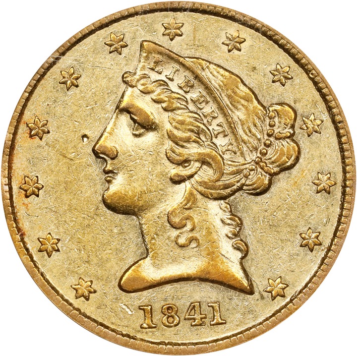 1841 $5  MS thumbnail 4