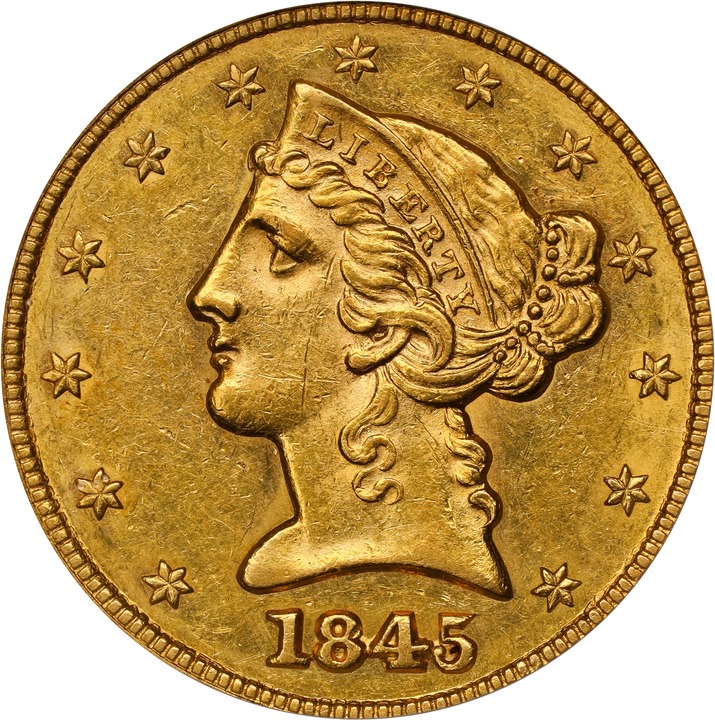 1845 $5  MS thumbnail 6